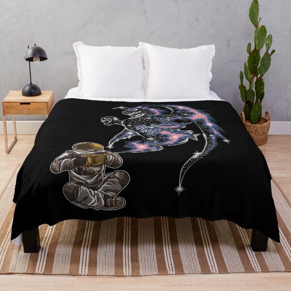 Item preview, Astronaut Rubs a Wonder Lamp and a Dragon Appears designed and sold by anziehend.