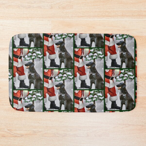 Item preview, Flat-Coated Retriever With Santa Christmas Gifts designed and sold by springdaleshops.