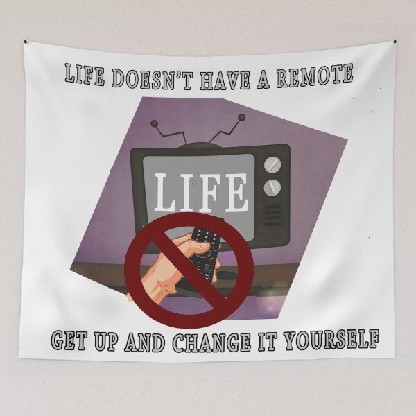 Item preview, Life Doesn't Have a Remote designed and sold by Kaoticstyler.