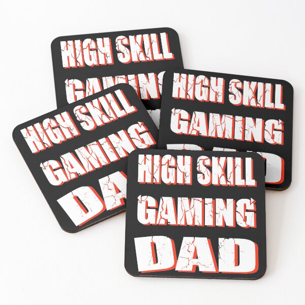 Item preview, High Skill Gaming DAD, for dads and gamer spells designed and sold by shurikaner.