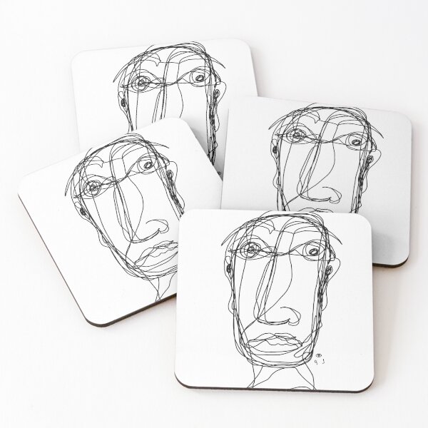 Item preview, Contour line face designed and sold by glasseyejupiter.