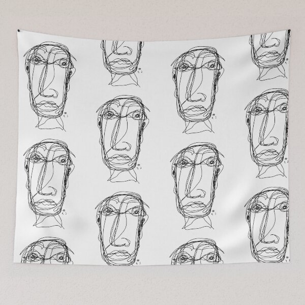Item preview, Contour line face designed and sold by glasseyejupiter.