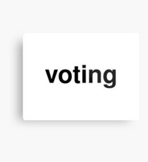 voting Metal Print