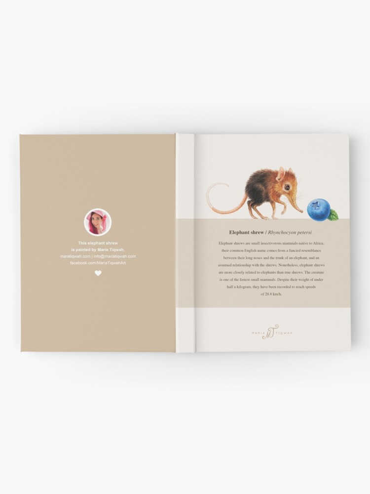 Alternate view of Elephant shrew by Maria Tiqwah Hardcover Journal