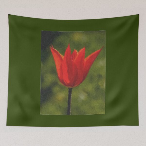 Item preview, Red tulip in the garden designed and sold by Guardi71.