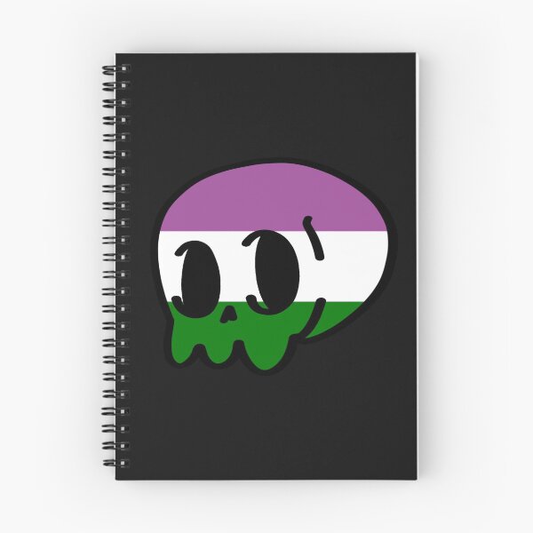 Item preview, Pride Skull (Genderqueer) designed and sold by thatbifeminist.