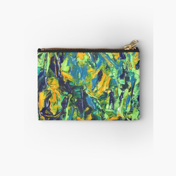 Item preview, Abstract Green & Yellow Painting  designed and sold by ShiningEyeArts.