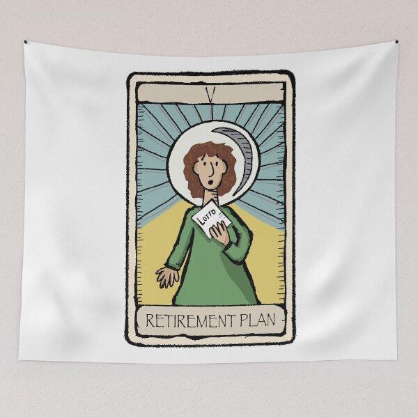 Item preview, Office Tarot - Series 1 - Retirement Plan designed and sold by Quick Brown Fox Canada.