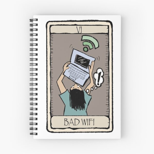 Item preview, Office Tarot - Series 1 - Bad Wifi designed and sold by Quick Brown Fox Canada.