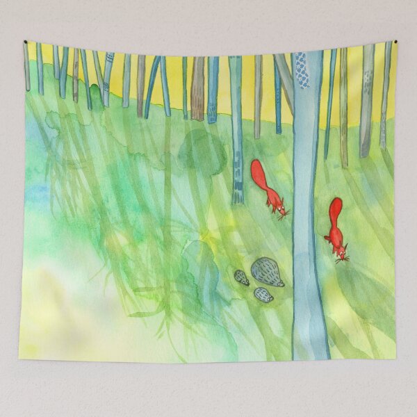 Item preview, Critters in the summer woods  designed and sold by Niina  Niskanen.