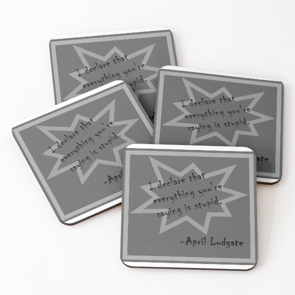Item preview, I declare that everything you're saying is stupid. designed and sold by HappyGDuckyFarm.