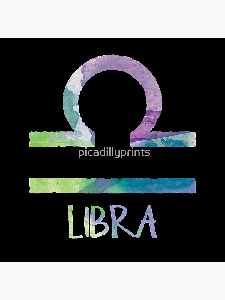 Libra Scales Zodiac Birthday Sign | Art Board Print