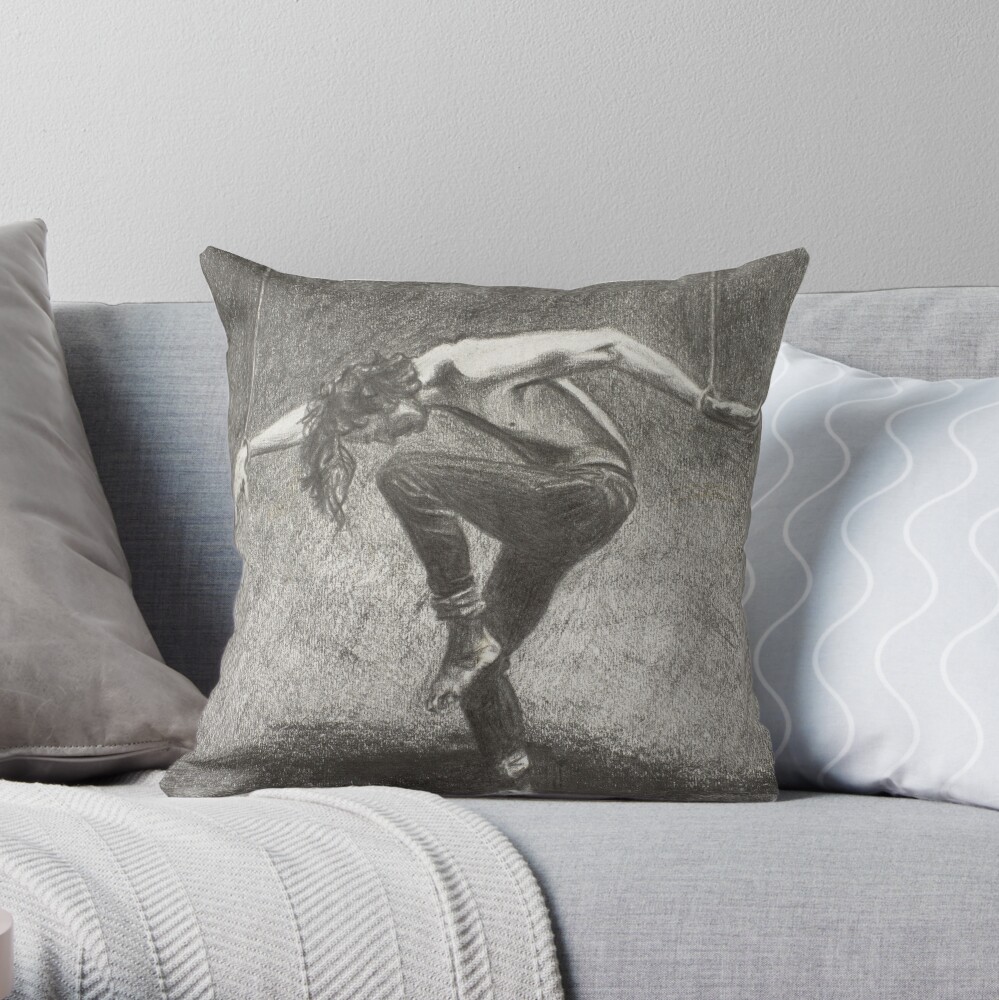 Man in Bondage - Fernal Files Cover Throw Pillow