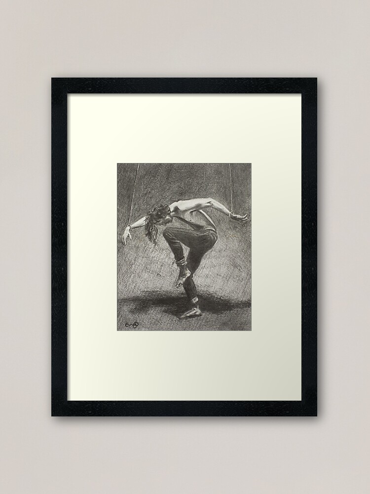 Alternate view of Man in Bondage - Fernal Files Cover Framed Art Print