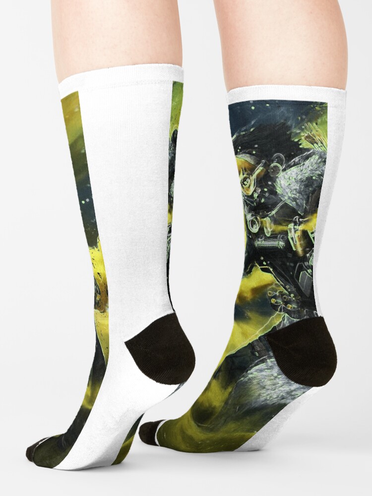 "Apex Legends Caustic Poison" Socks by Iconworks Redbubble