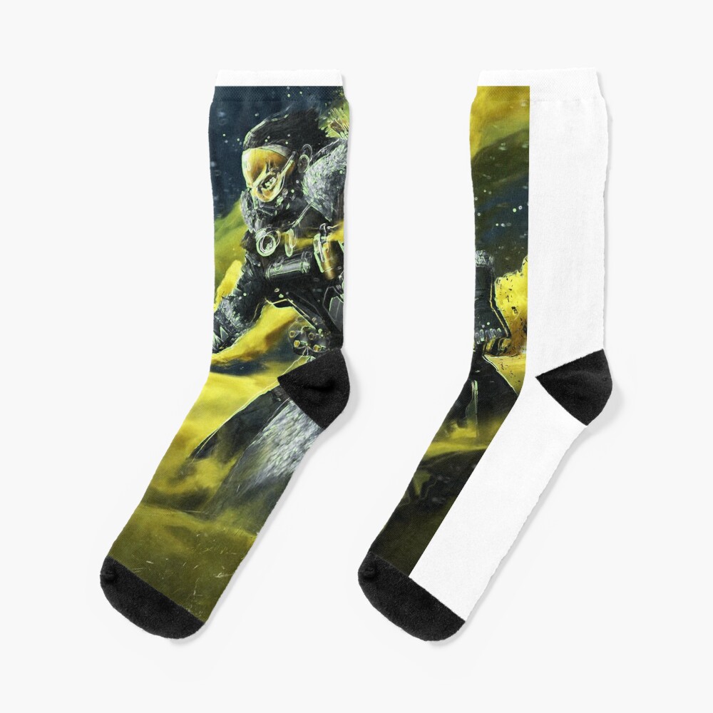 "Apex Legends Caustic Poison" Socks by Iconworks Redbubble