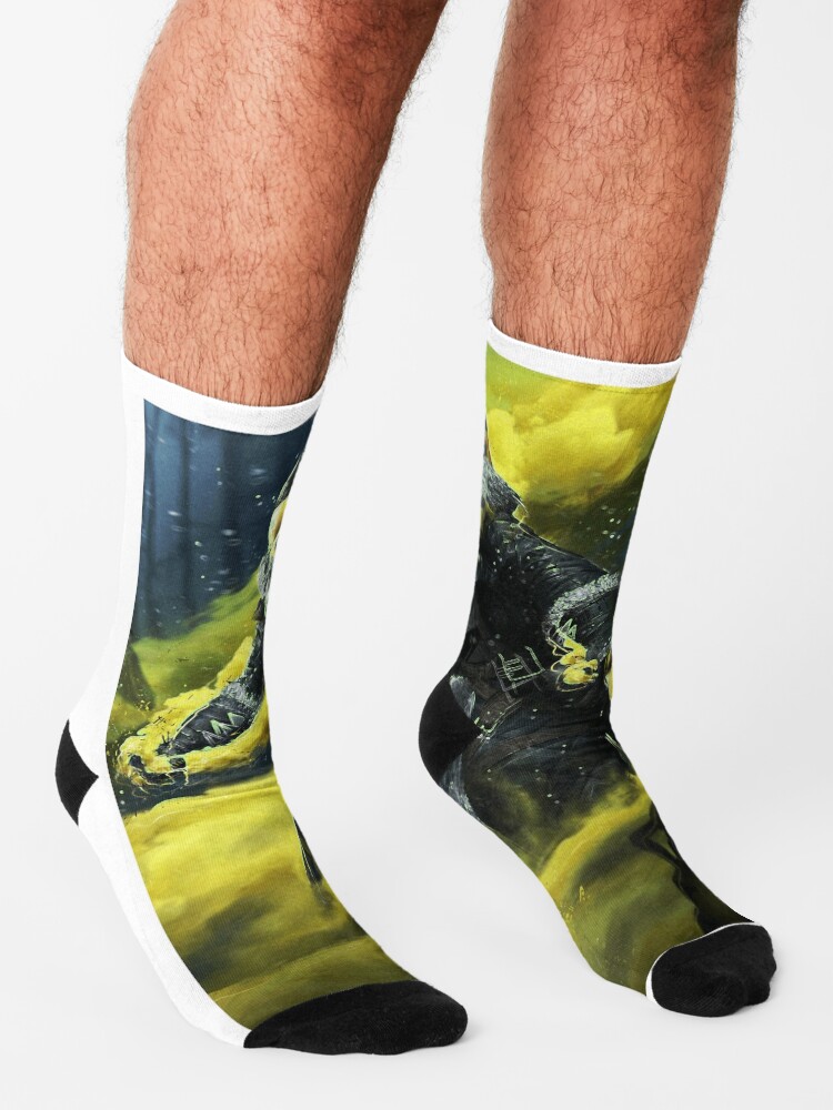 "Apex Legends Caustic Poison" Socks by Iconworks Redbubble