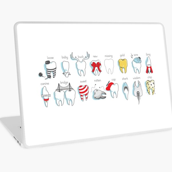 Dental Definitions Laptop Skin