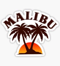 Malibu Logo Sticker