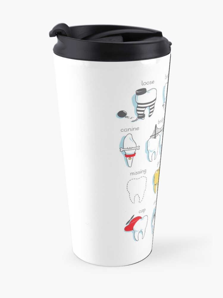 Alternate view of Dental Definitions Travel Mug