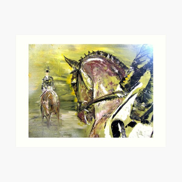 Dressage Competition Art Print