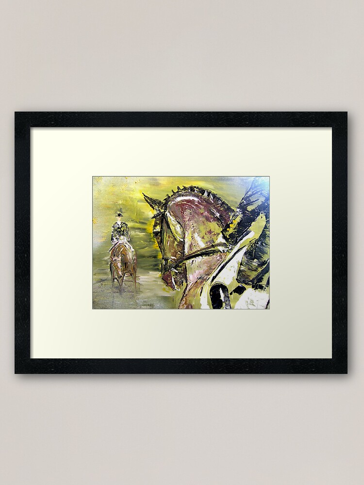 Alternate view of Dressage Competition Framed Art Print