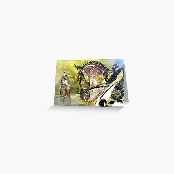 Dressage Competition Greeting Card