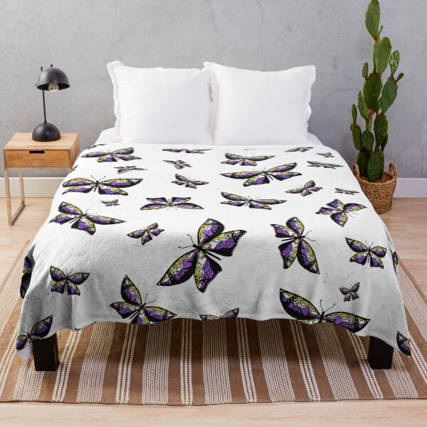 Item preview, Vuela con orgullo: mariposa de bandera no binaria designed and sold by StephOBrien.