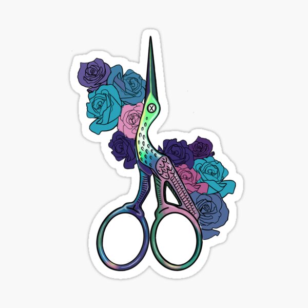 Item preview, Holographic Embroidery Scissors  designed and sold by beccalikeya.