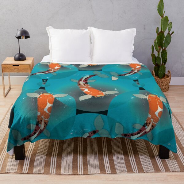 Item preview, Illustrated Japanese Koi Fish Pattern Design designed and sold by danielliamgill.