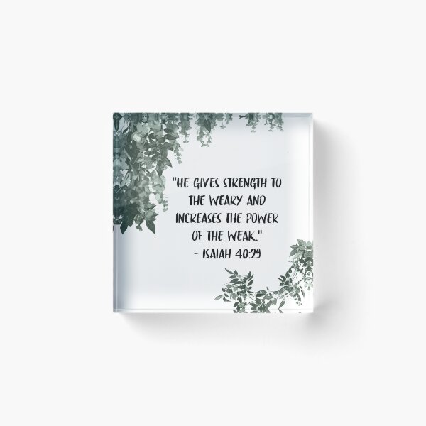 Item preview, Isaiah 40:29 designed and sold by MadMain.
