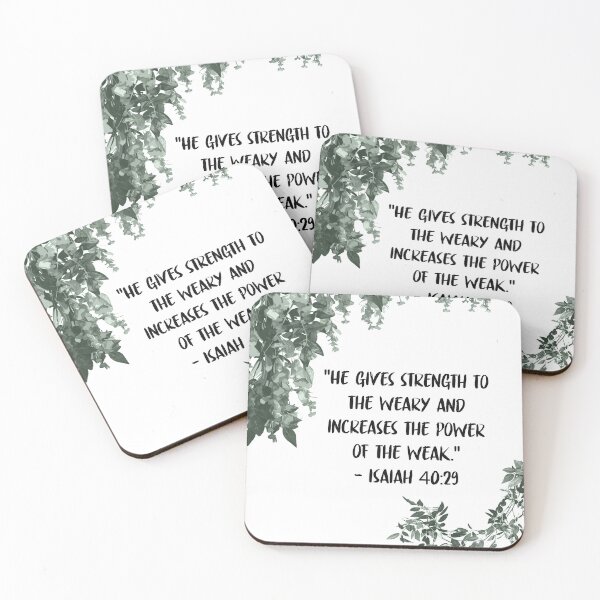 Item preview, Isaiah 40:29 designed and sold by MadMain.