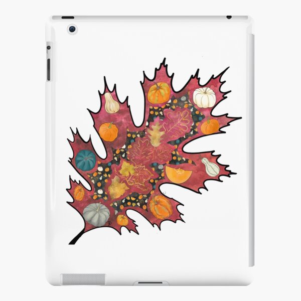 Abstract Halloween Leaf - simple design iPad Snap Case