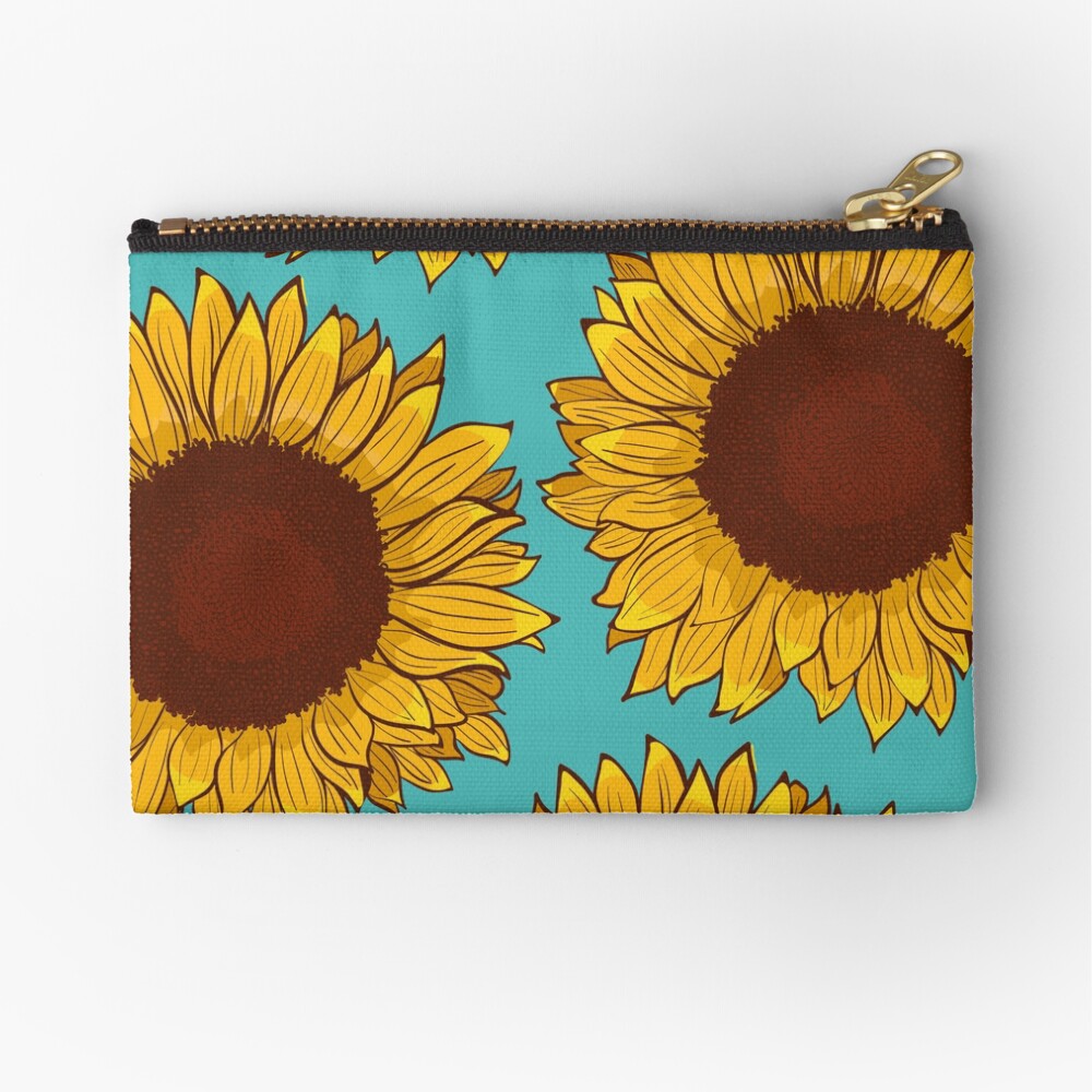 Sunflower Zipper Pouch