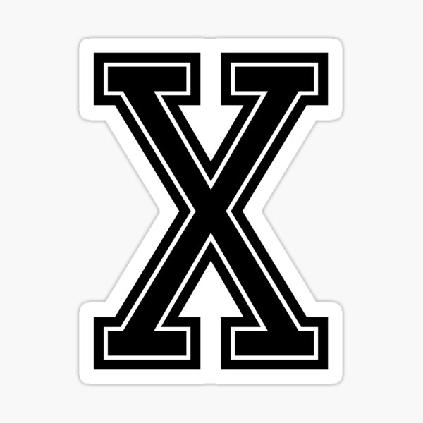 Varsity Straight Edge Sticker 