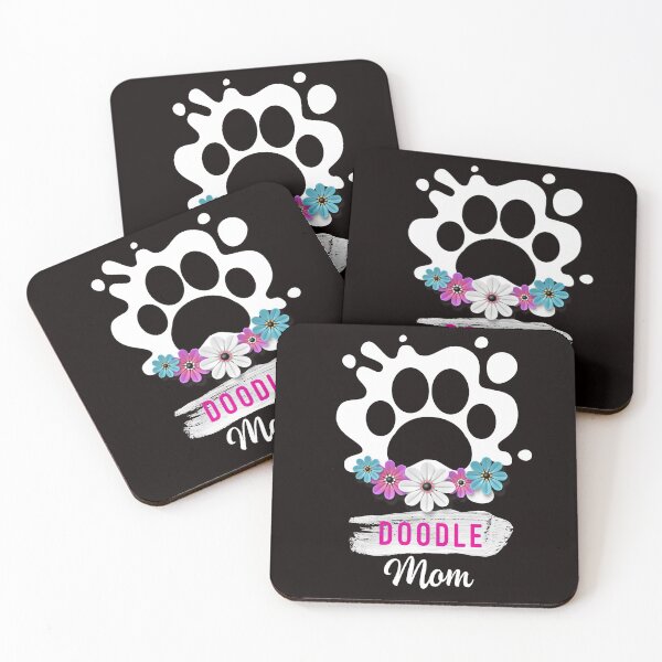 Item preview, Doodle Mom with Flowers Goldendoodle Labradoodle Aussiedoodle Bernedoodle  designed and sold by monicacarr.