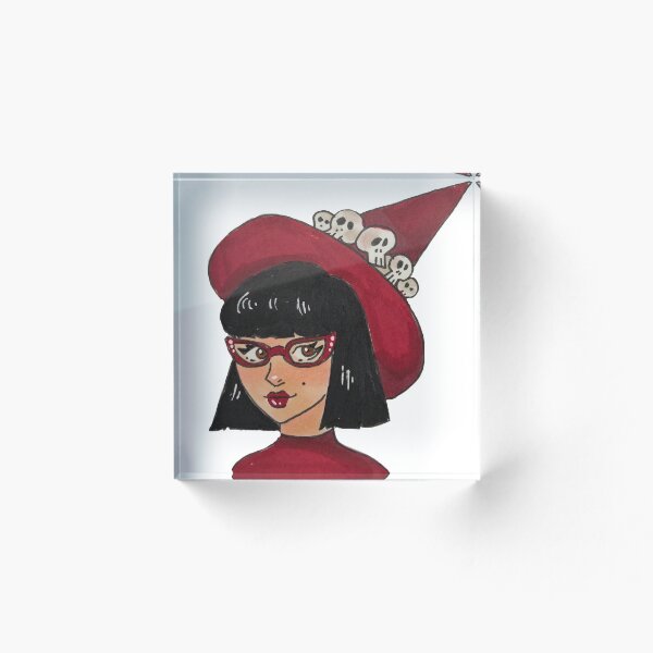 Item preview, Scarlet Skeleton Witch designed and sold by Emharrisart.