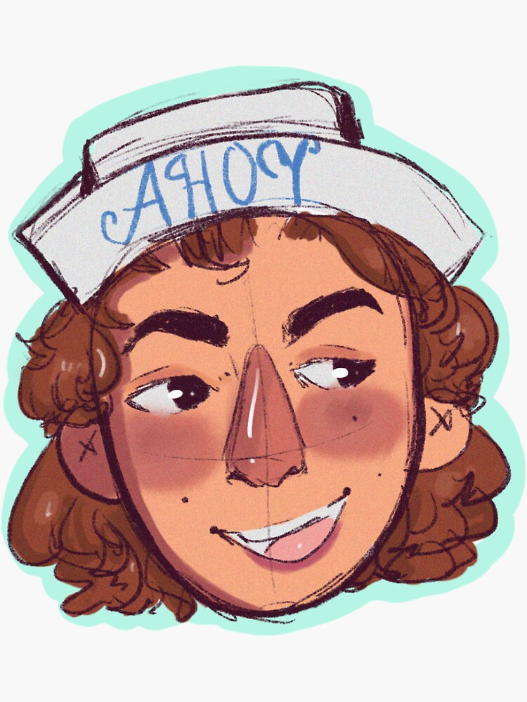 "SCOOPS AHOY STEVE STICKER" Sticker by malachite101 Redbubble