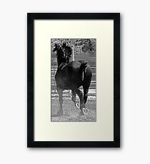 Running Away Framed Print