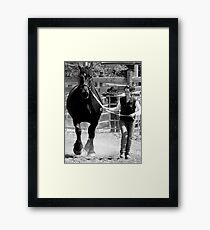 Massive Runner Framed Print