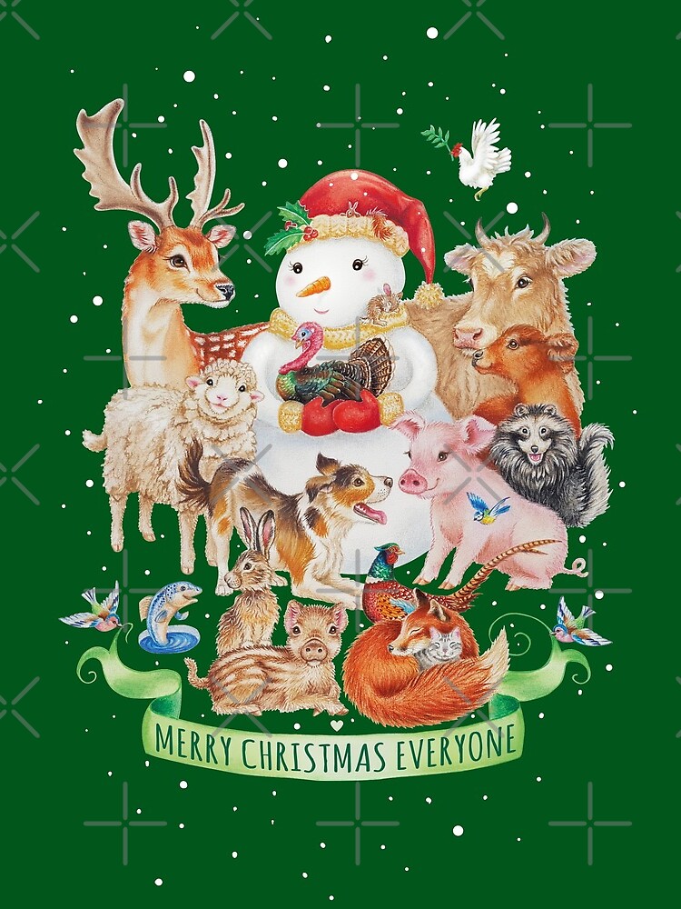 Merry vegan christmas by Maria Tiqwah by MariaTiqwah
