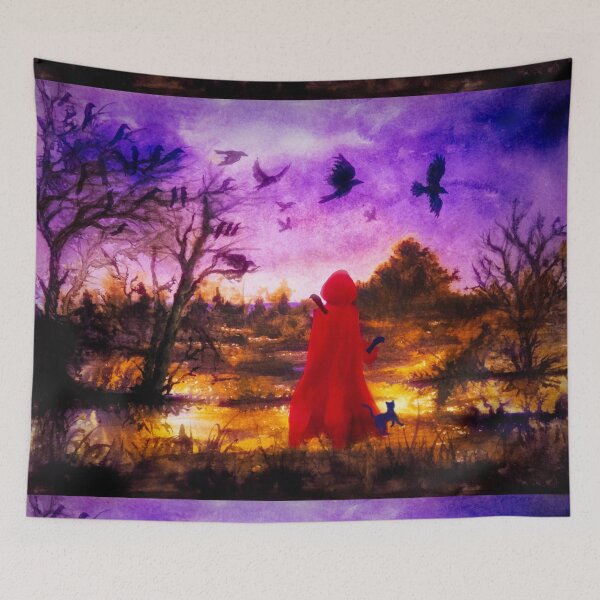 Item preview, Red witch in the swamp designed and sold by Red Witch Art.