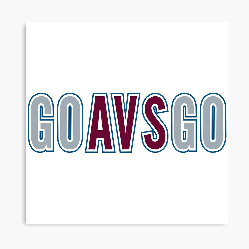 Go Avalanche reverse retro Sticker for Sale by msdvntr