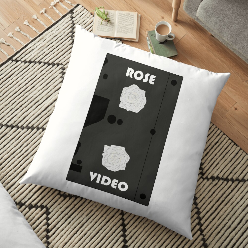 Rose Video (logo) Floor Pillow