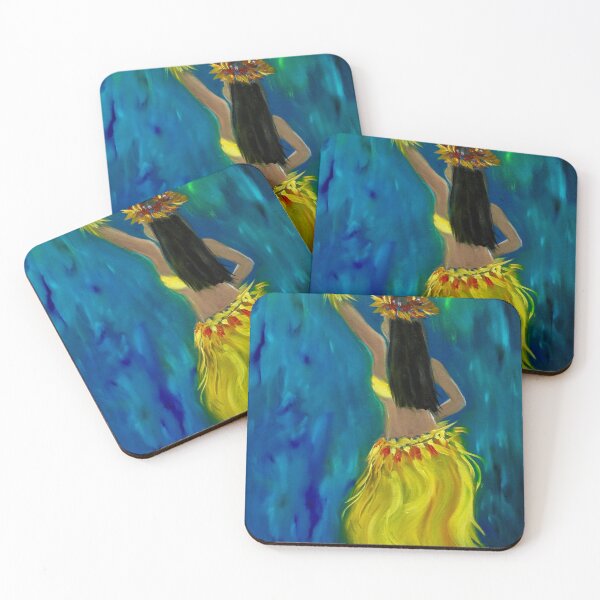 Item preview, Hula Dance Yellow designed and sold by jennyleeandjim.