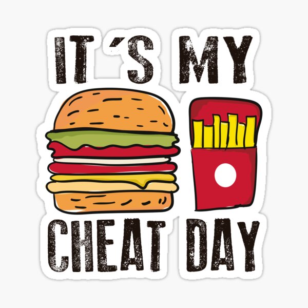 Cheat Day Everyday Stickers | Redbubble