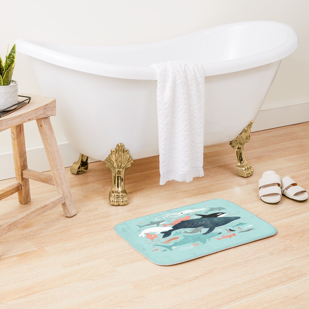 Under the Sea Menagerie Bath Mat
