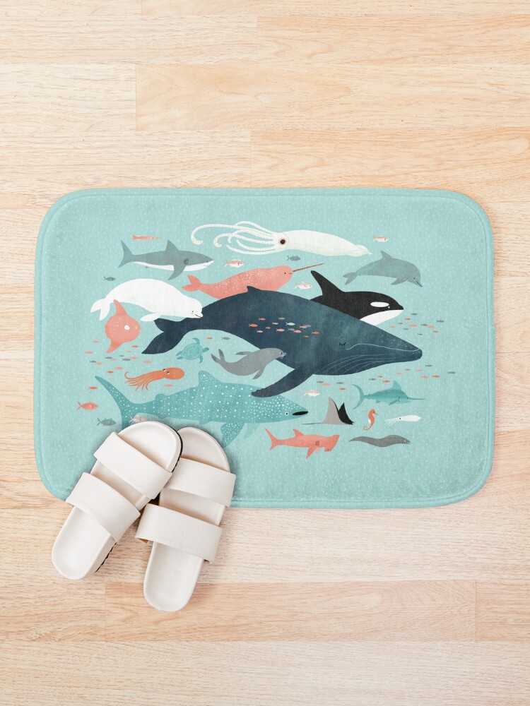 Alternate view of Under the Sea Menagerie Bath Mat