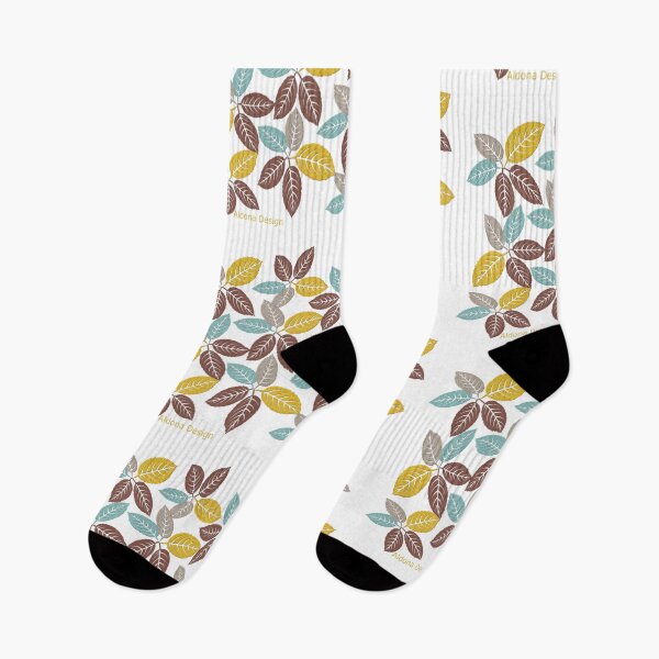 Item preview, Fabric leaf pattern designed and sold by aldona.