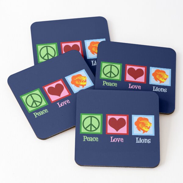 Item preview, Peace Love Lions designed and sold by Epic Love Designs.